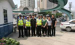 居然所見，皆有溫度——安徽分公司淮南店慰問一線交警 
